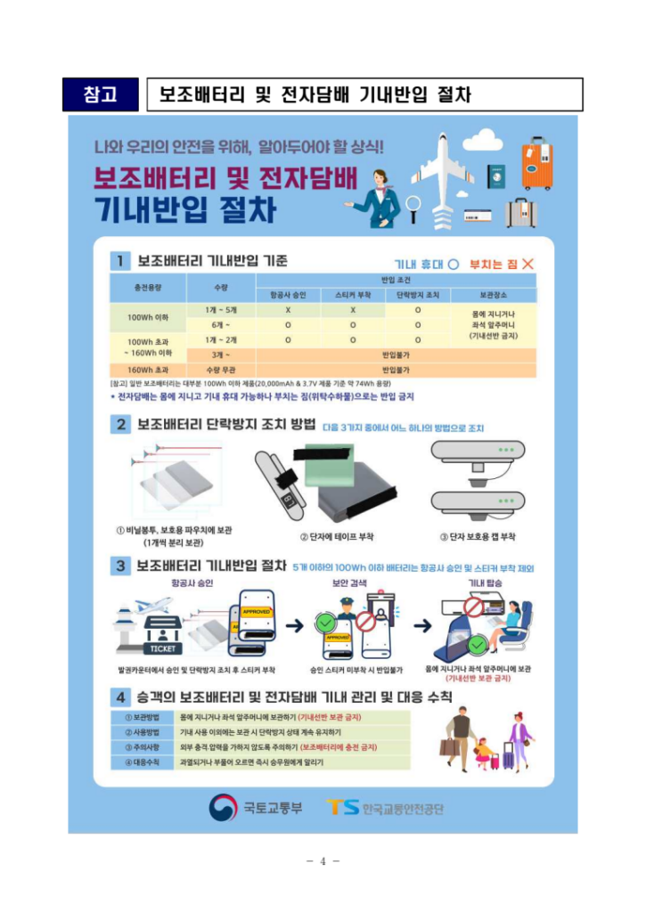 보조배터리 안전관리